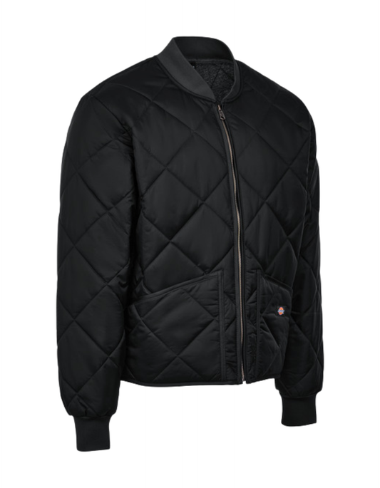 Dickies Diamond Quilted Jacket (Black)