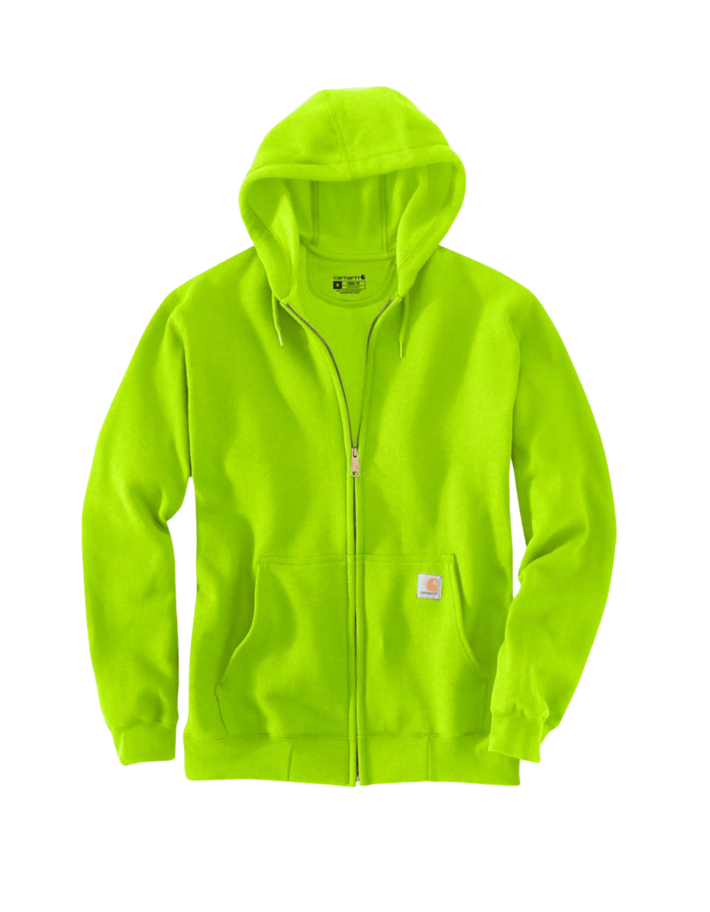 Carhartt Loose Fit Midweight Full Zip Sweatshirt (Brite Lime) - City of Bulls Clothing & Apparel -