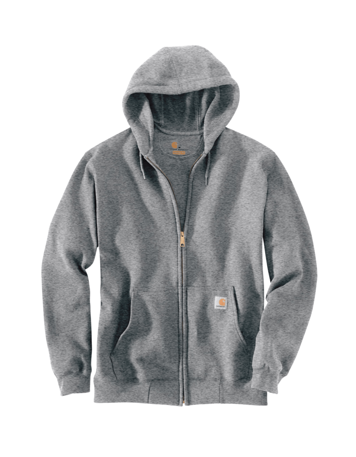 Carhartt Loose Fit Midweight Full Zip Sweatshirt (Grey) - City of Bulls Clothing & Apparel -