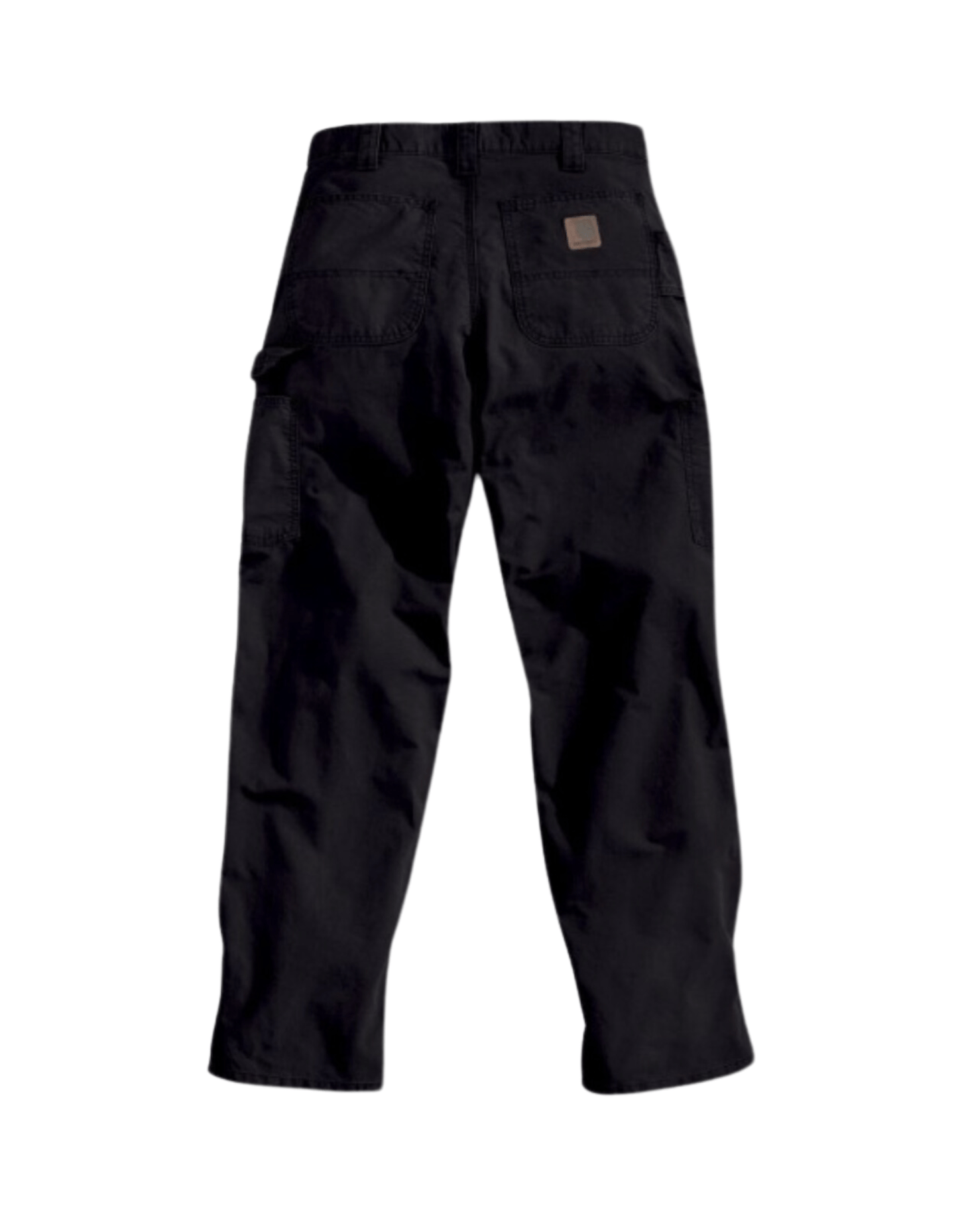 Loose Fit Canvas Utility Work Pants (Black) - City of Bulls Clothing & Apparel -