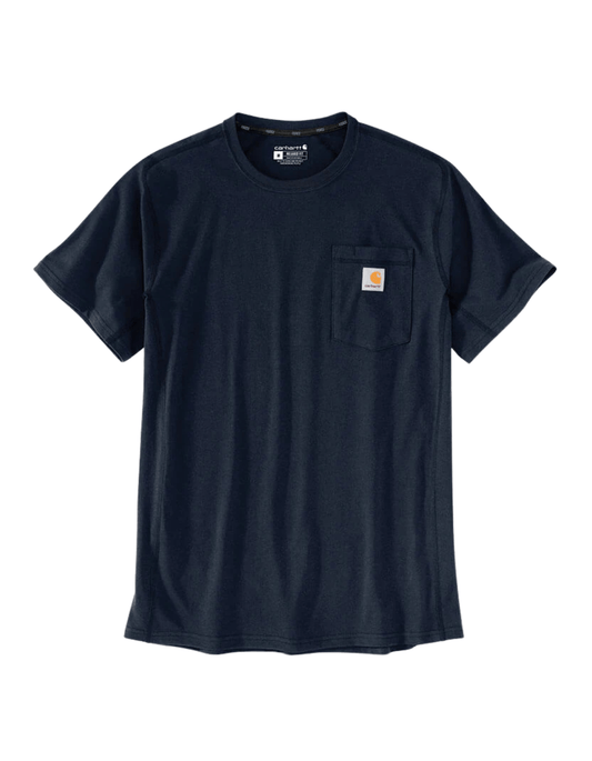 Carhartt Force Pocket T Shirt (Navy) - City of Bulls Clothing & Apparel - 