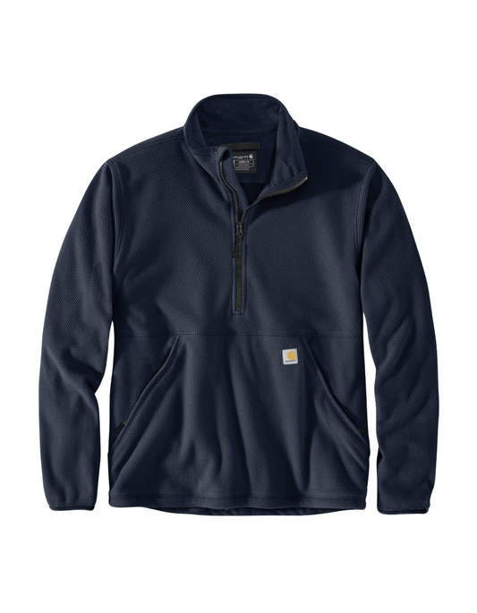 Carhartt Half Zip Fleece Pullover (Heather Grey) - City of Bulls Clothing & Apparel - 