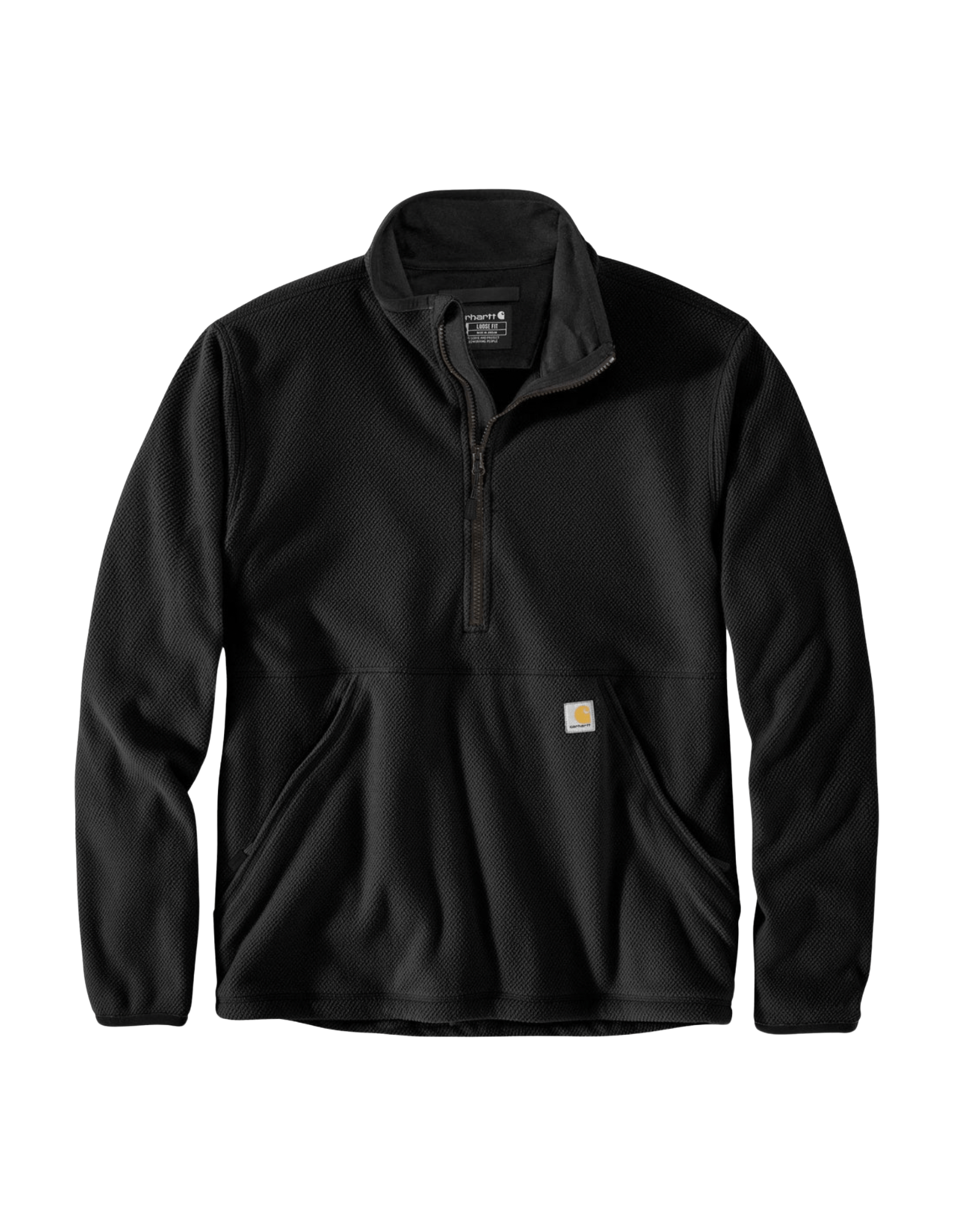 Carhartt Half Zip Fleece Pullover (Heather Grey) - City of Bulls Clothing & Apparel - 