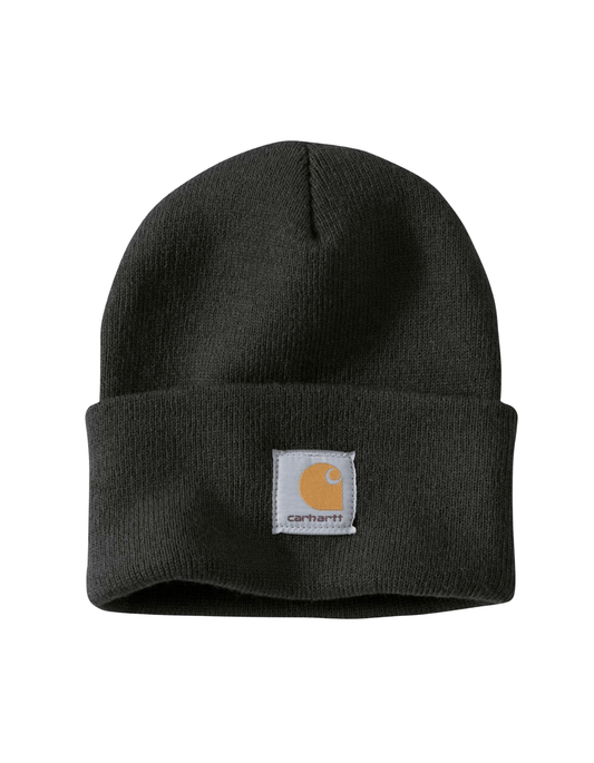 Carhartt Knit Cuffed Beanie (Black) - City of Bulls Clothing & Apparel-