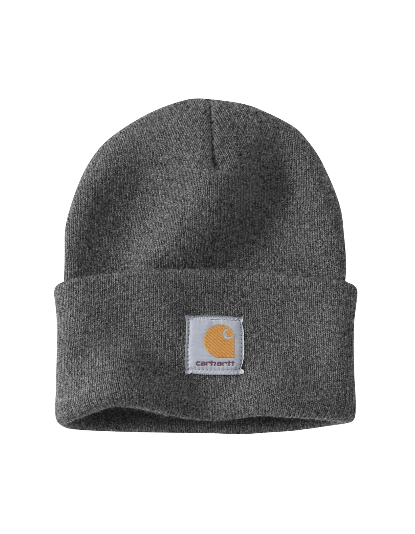 Carhartt Knit Cuffed Beanie (Coal Heather) - City of Bulls Clothing & Apparel-