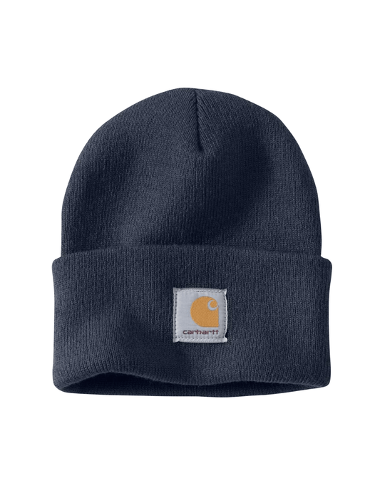 Carhartt Knit Cuffed Beanie (Navy) - City of Bulls Clothing & Apparel-