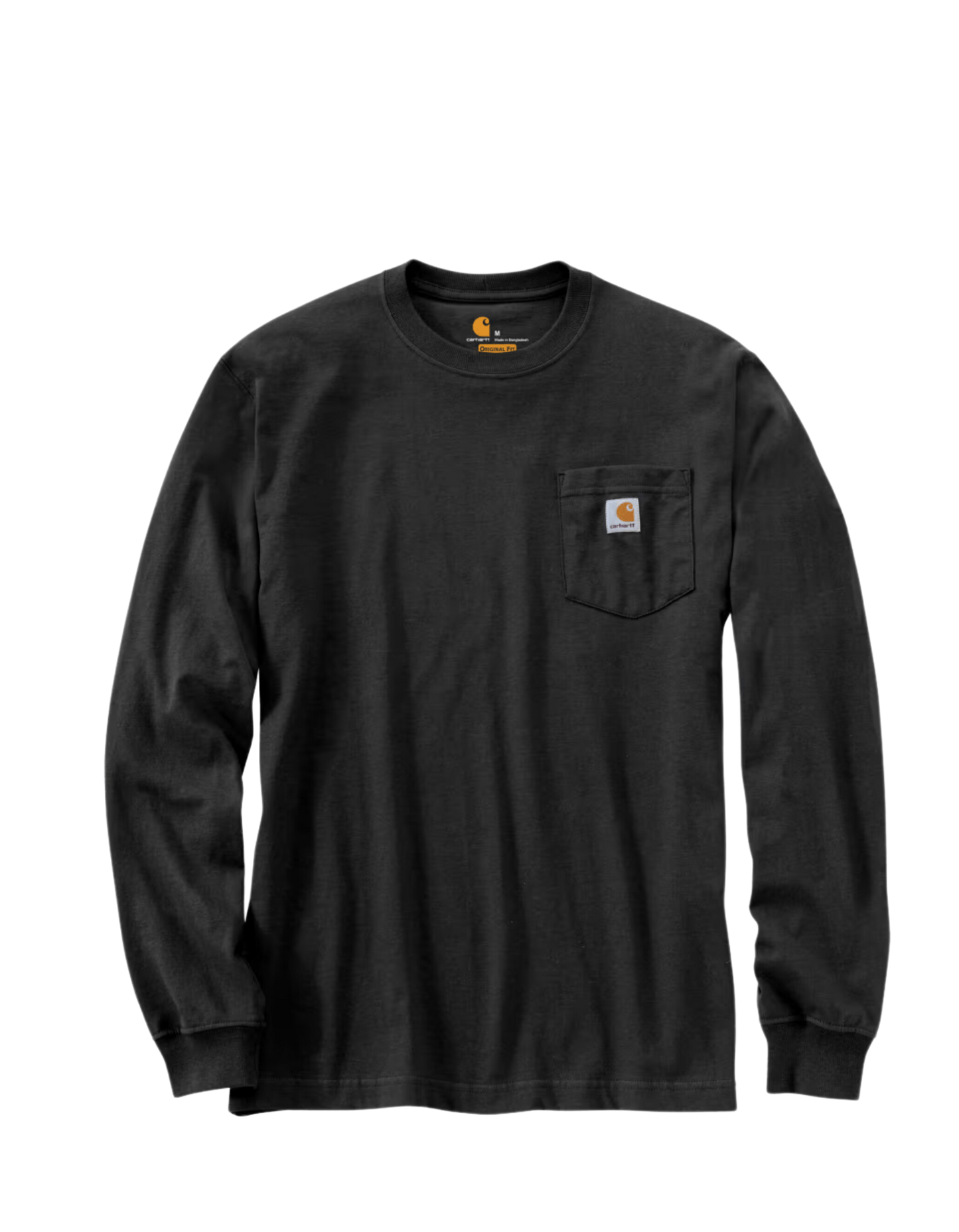 Carhartt Loose Fit Long Sleeve Pocket T-Shirt (Black) - City of Bulls Clothing & Apparel-