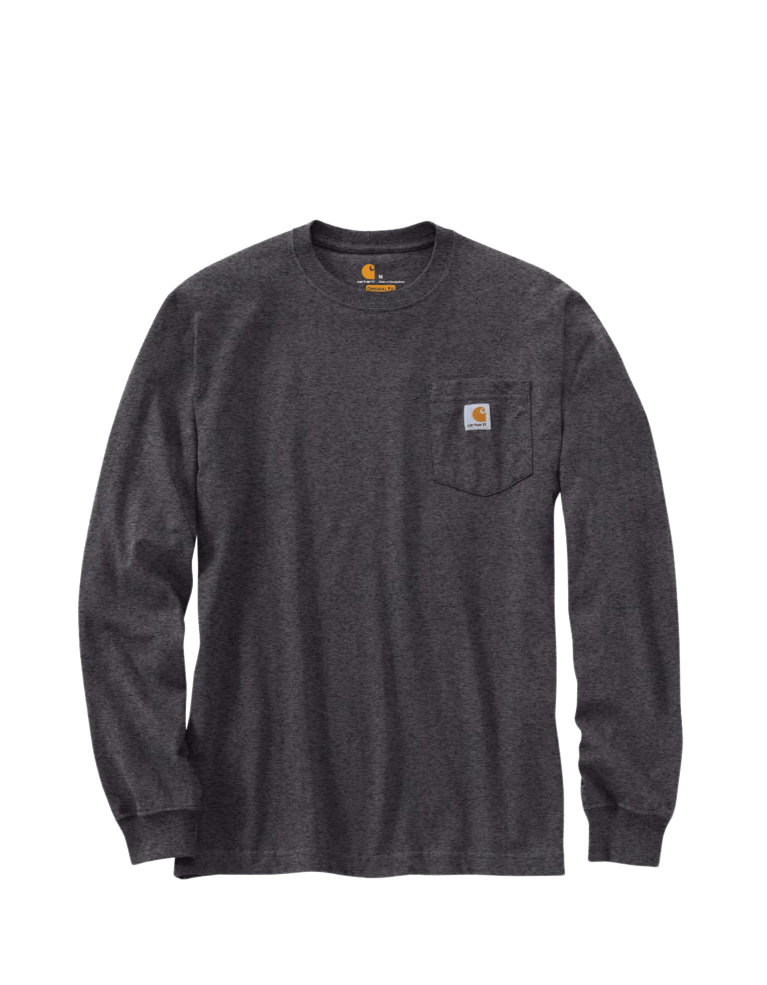 Carhartt Loose Fit Long Sleeve Pocket T-Shirt (Carbon Heather) - City of Bulls Clothing & Apparel-