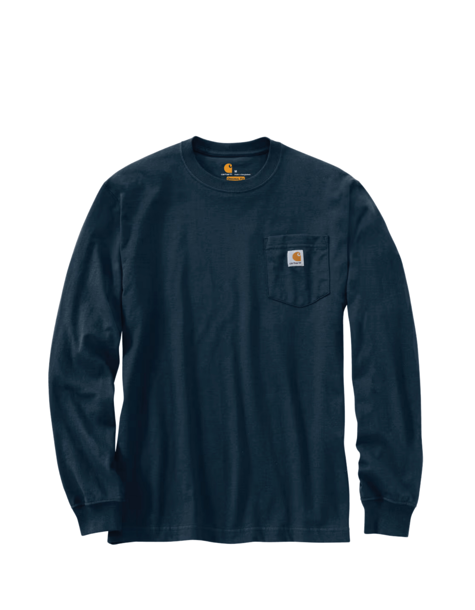 Carhartt Loose Fit Long Sleeve Pocket T-Shirt (Navy) - City of Bulls Clothing & Apparel-