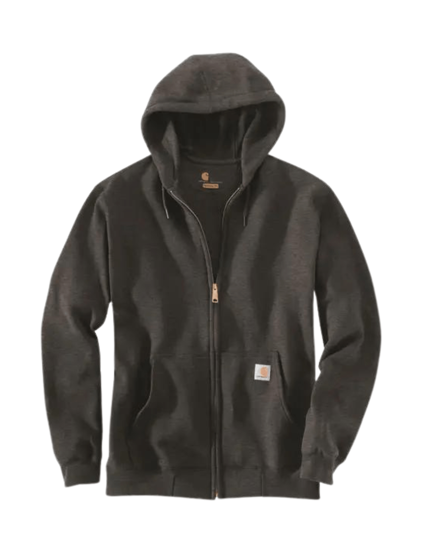 Carhartt Loose Fit Midweight Full Zip Sweatshirt (Carbon Heather) - City of Bulls Clothing & Apparel - 