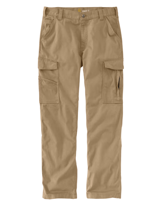 Carhartt Rugged Flex Relaxed Fit Canvas Cargo Pant (Relaxed Fit) Dark Khaki - City of Bulls Clothing & Apparel-