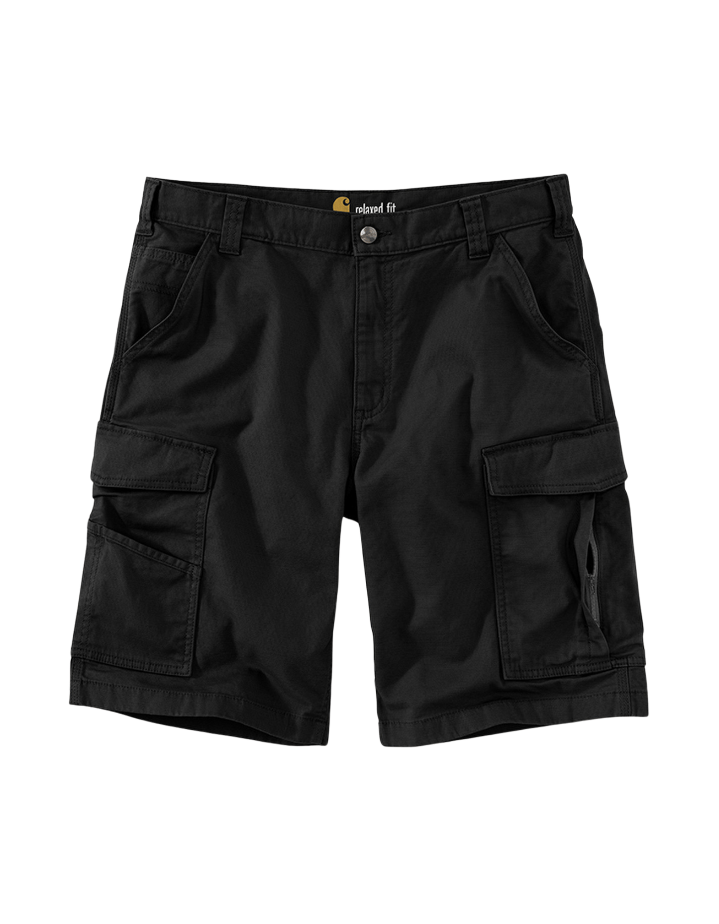 Carhartt Rugged Flex Relaxed Fit Canvas Cargo Short (Black) - City of Bulls Clothing & Apparel-