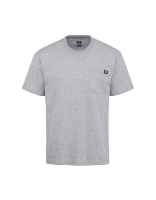Dickies Heavyweight Crewneck Pocket Tee (Heather Grey) - City of Bulls Clothing & Apparel - 