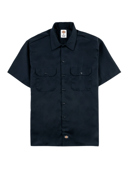 Dickies Iconic Work Shirt (Navy) - City of Bulls Clothing & Apparel - 