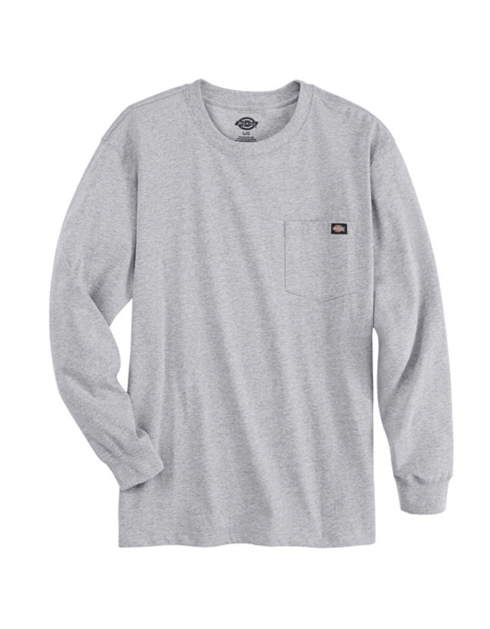Dickies Long Sleeve Heavyweight Pocket Shirt (Grey) - City of Bulls Clothing & Apparel - 