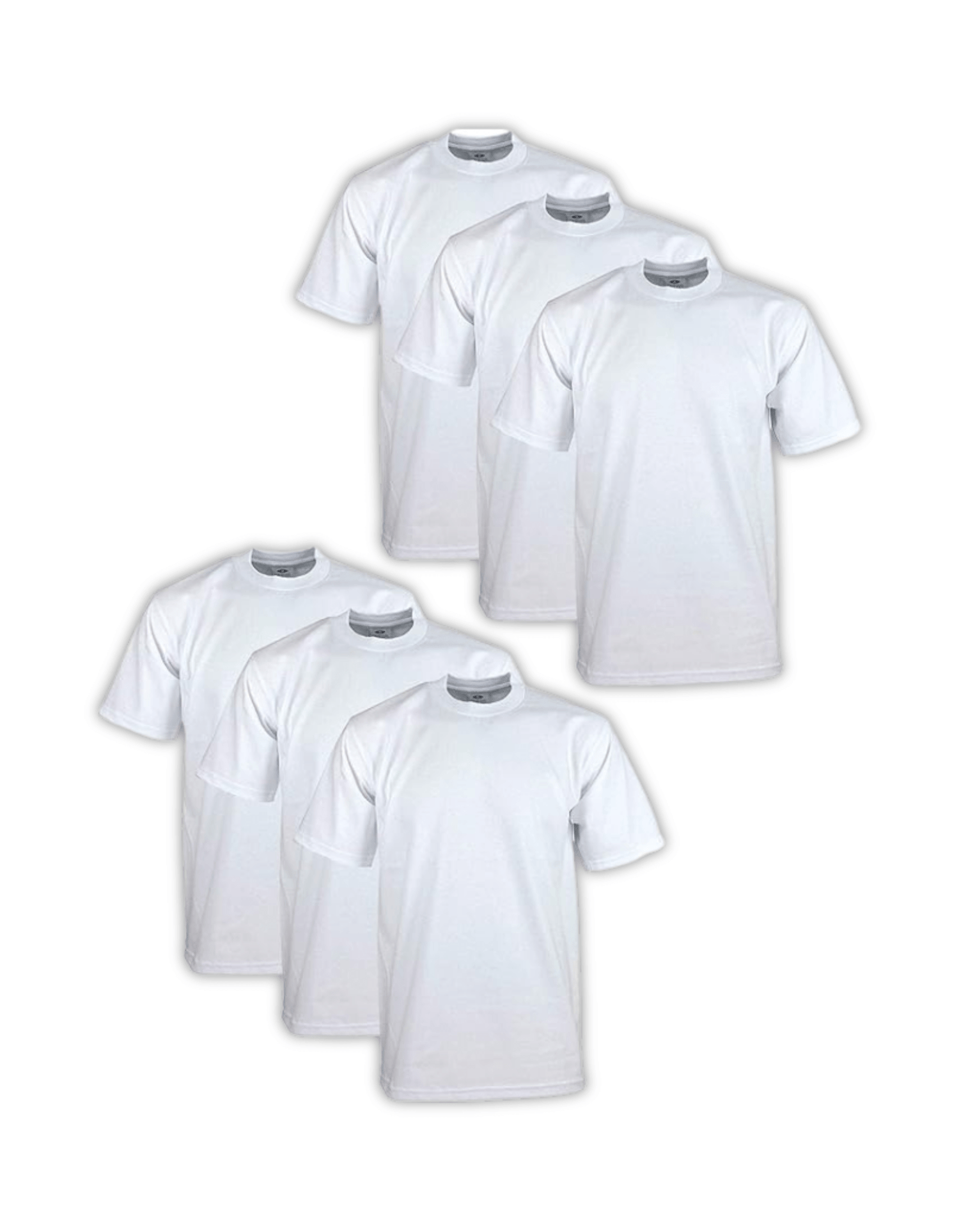 Pro Club Men's Heavyweight T-Shirt (6 Pack) - City of Bulls Clothing & Apparel-